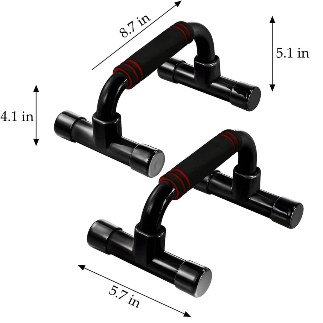 Barras ergonómicas para flexiones con base antideslizante