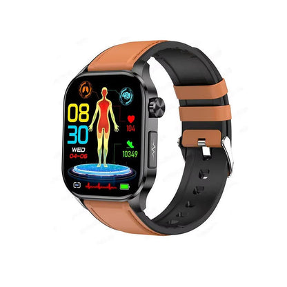 Reloj inteligente de monitorización de la salud para personas de todas las edades con seguimiento de presión arterial y glucosa.