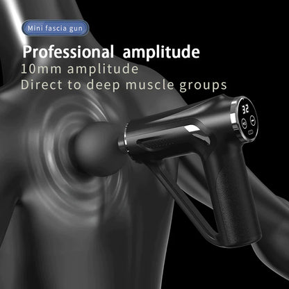 Pistola de masaje profesional SITUOFUN para tejido profundo con 32 niveles ajustables para el alivio muscular del cuello, cuerpo y espalda.